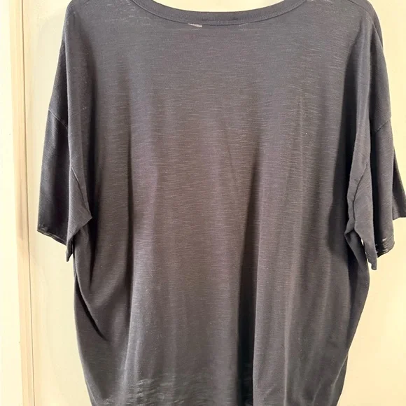 Sofia Jeans by Sofia Vergara Charcoal Gray Relaxed Tee XL Short Sleeve NWT - Picture 6 of 6